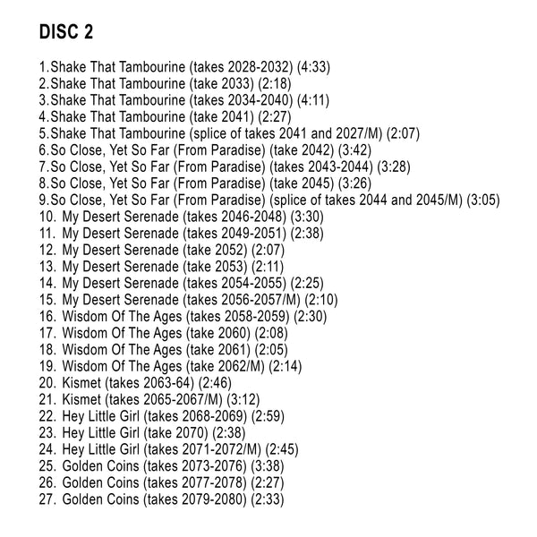 Graceland Elvis: The Harum Scarum Sessions FTD 3 CD Set