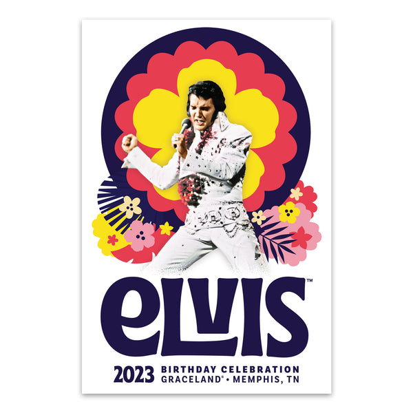 graceland 2023 Elvis Birthday Postcard