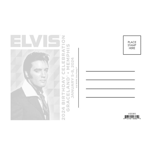 Graceland 2024 Elvis Birthday Postcard