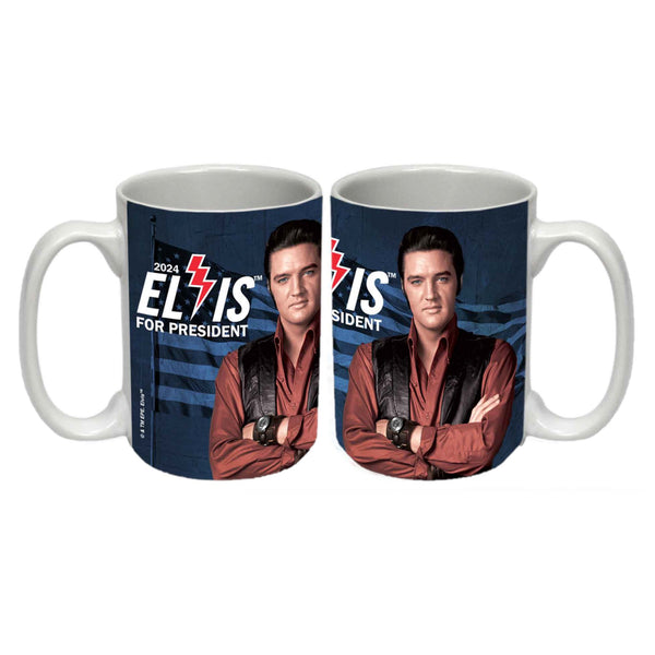 graceland 2024 Elvis For President Coffee Mug