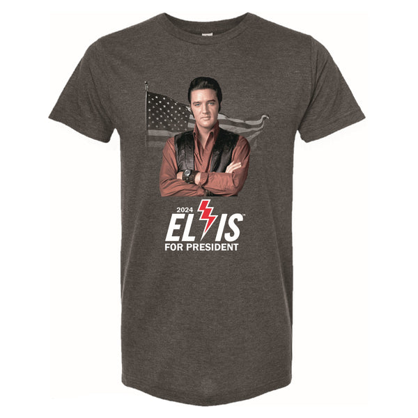 Graceland 2024 Elvis For President T-Shirt
