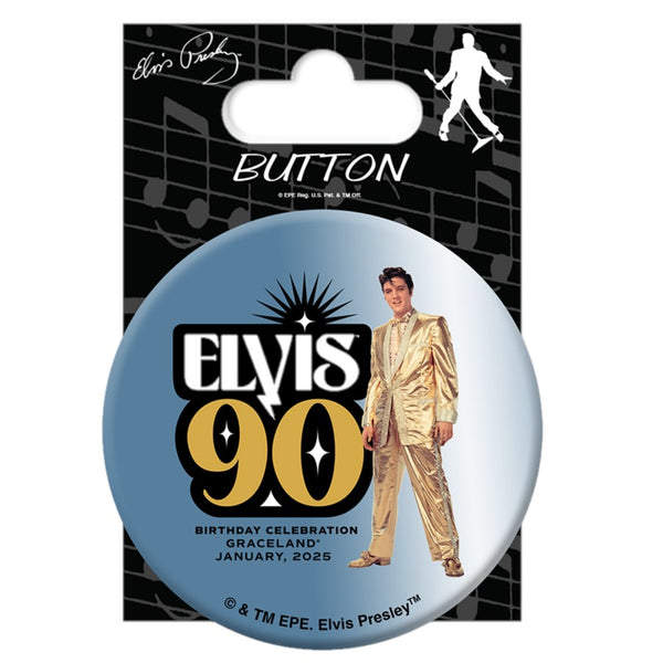 graceland 2025 Elvis 90th Birthday Button