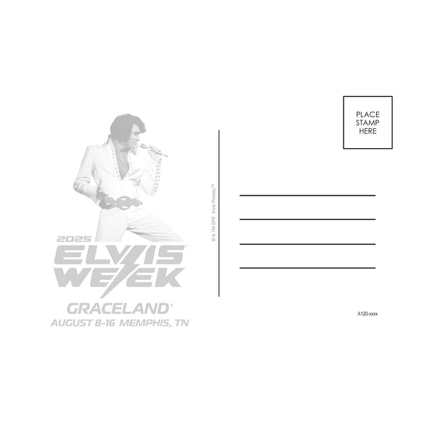 Graceland 2025 Elvis Week Postcard