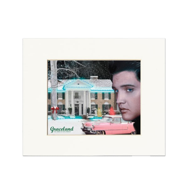 graceland Christmas at Graceland Matted Photo