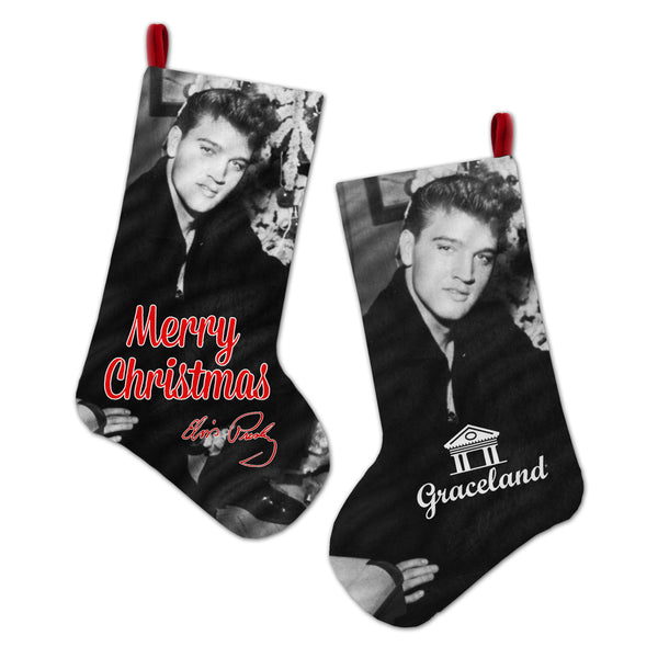 graceland Christmas With Elvis Stocking