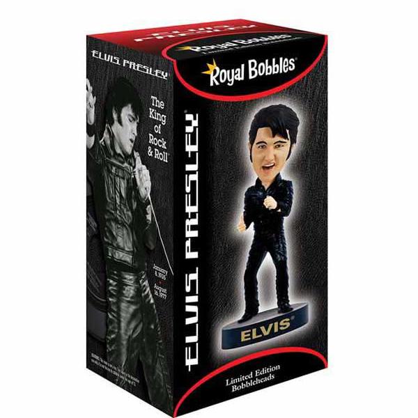 Graceland Elvis 68 Special Comeback Bobble Head
