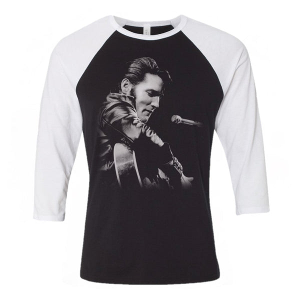graceland Elvis 68 Special Photo Raglan