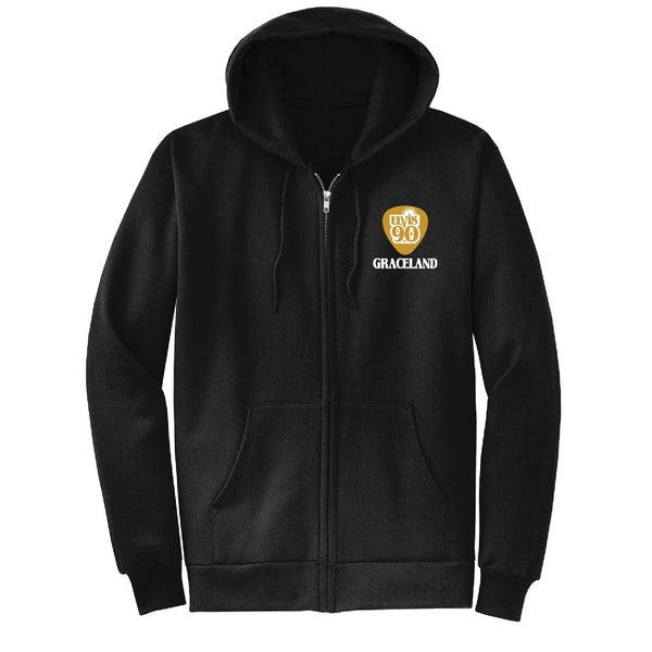 graceland Elvis 90 Collage Zip Hoodie