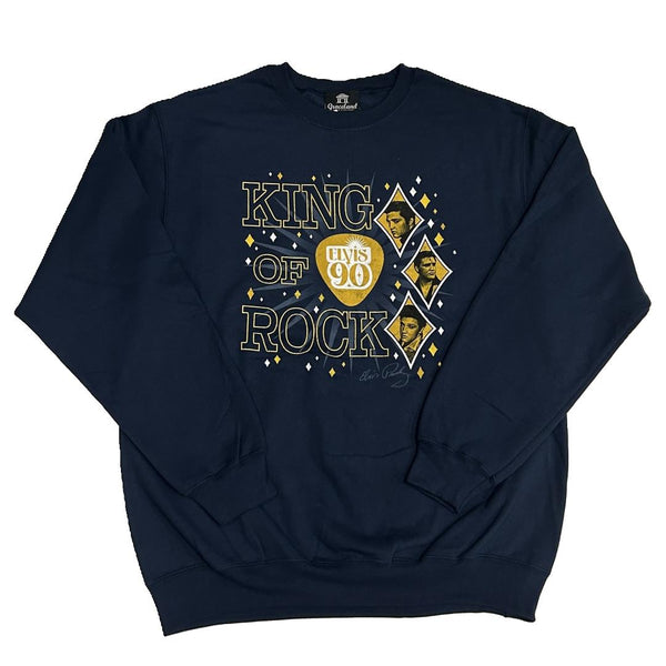 graceland Elvis 90 King of Rock 'n' Roll Sweatshirt