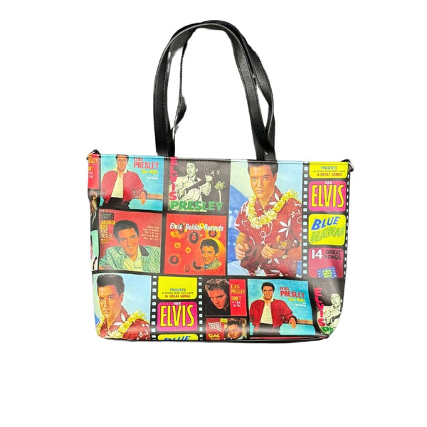 graceland Elvis Album Cover Tote Bag