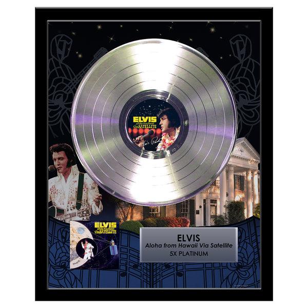 graceland Elvis Aloha From Hawaii Platinum Record