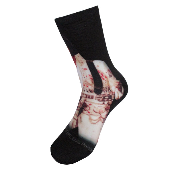 Graceland Elvis Aloha From Hawaii Sublimated Socks