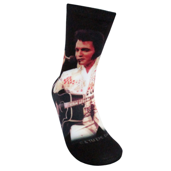 graceland Elvis Aloha From Hawaii Sublimated Socks