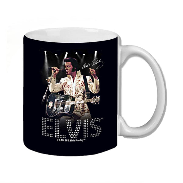 graceland Elvis Aloha Jumpsuit Coffee Mug