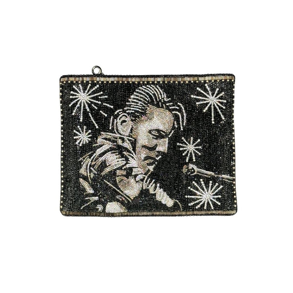 Graceland Elvis Black Leather Dreams Handbag