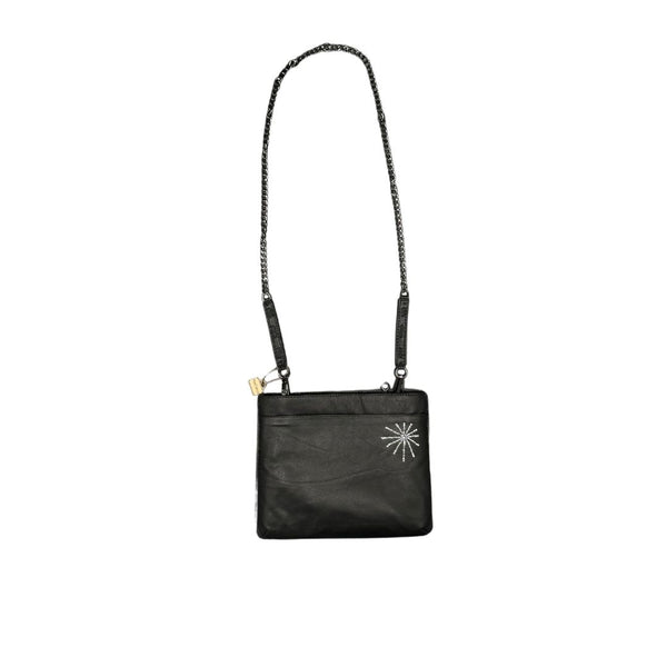 Graceland Elvis Black Leather Dreams Handbag