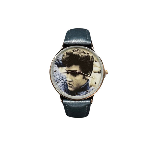graceland Elvis Blue Sweater Watch