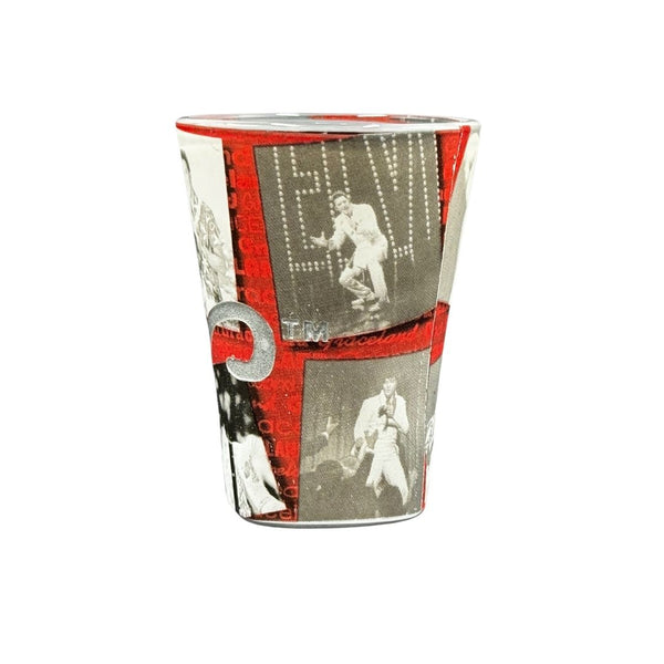 Graceland Elvis Decades Collage Shot Glass
