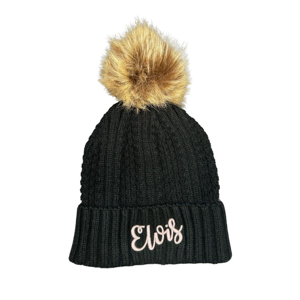 graceland Elvis Faux Fur Pom Beanie