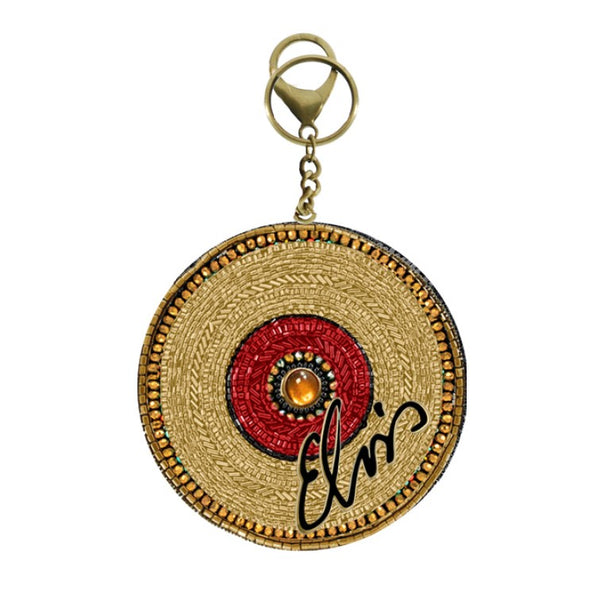graceland Elvis Golden Record Coin Purse Key Fob