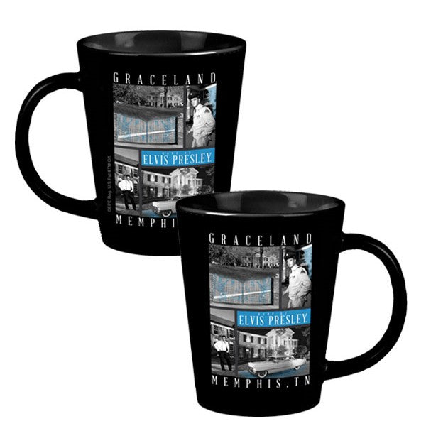 graceland Elvis Graceland Collage Photo Coffee Mug