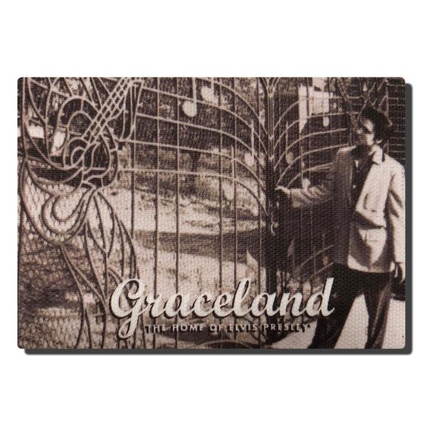 graceland Elvis Graceland Gates Canvas Magnet