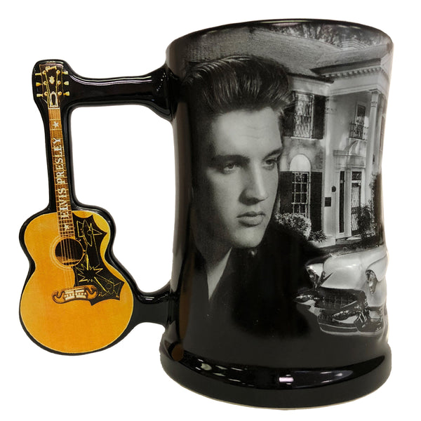 Graceland Elvis Graceland Guitar Handle Coffee Mug