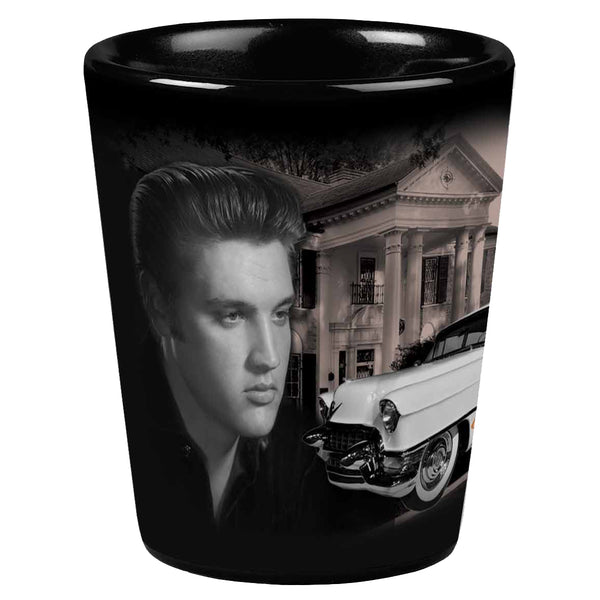 Graceland Elvis Graceland Guitar Shot Glass