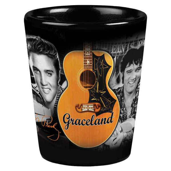 graceland Elvis Graceland Guitar Shot Glass