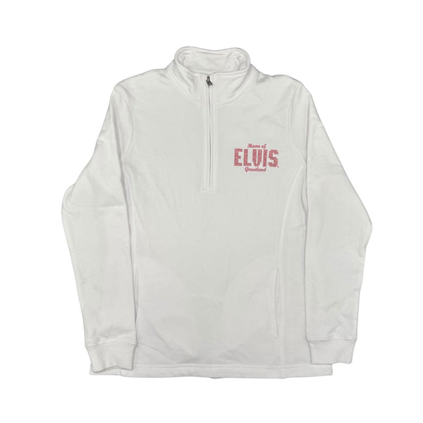 graceland Elvis Graceland Half Zip Women's Crew