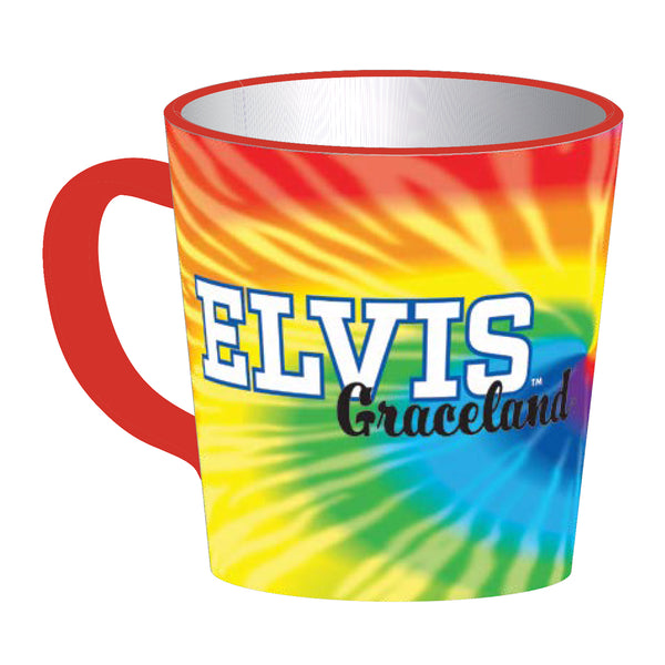 Graceland ELVIS Graceland Tie Dye Coffee Mug