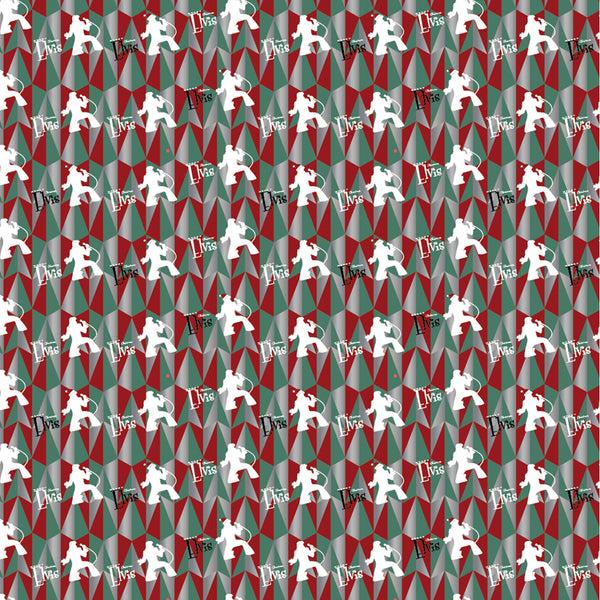 graceland Elvis Groovy Tree Wrapping Paper