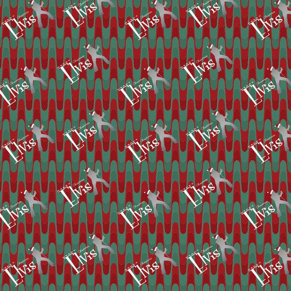 graceland Elvis Groovy Wave Wrapping Paper
