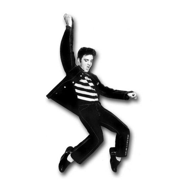 graceland Elvis Jailhouse Rock Chunky Wood Magnet