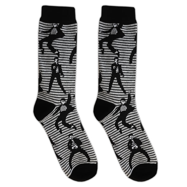 graceland Elvis Jailhouse Rock Crew Socks