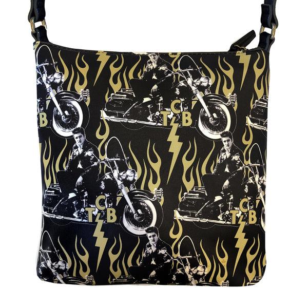Graceland Elvis Motorcycle TCB Crossbody Handbag