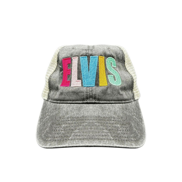 Graceland Elvis Multi-Colored Letters Cap