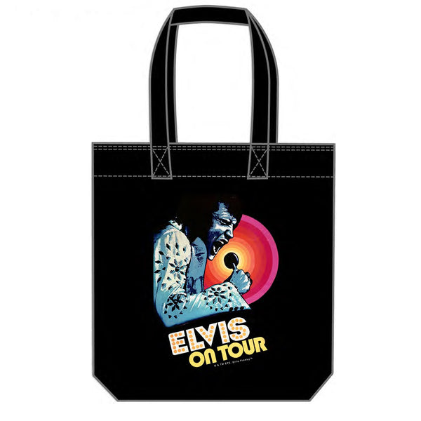 graceland Elvis On Tour Tote Bag