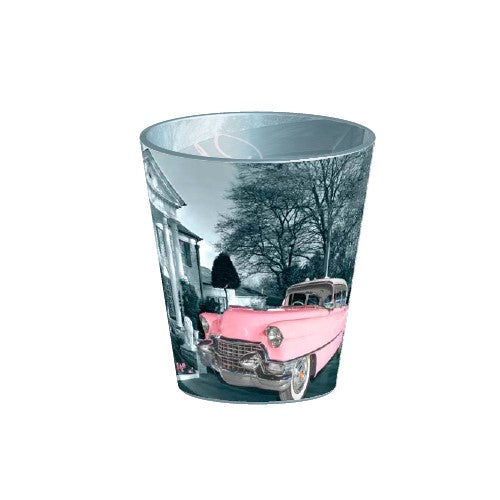 Graceland Elvis Pink Classic Car Roses Shot Glass