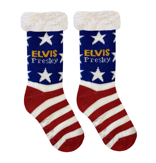 graceland Elvis Presley Americana Fluffy Socks