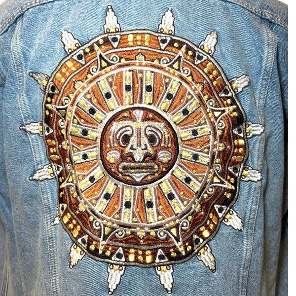 Graceland Elvis Presley Aztec Sun Denim Jacket
