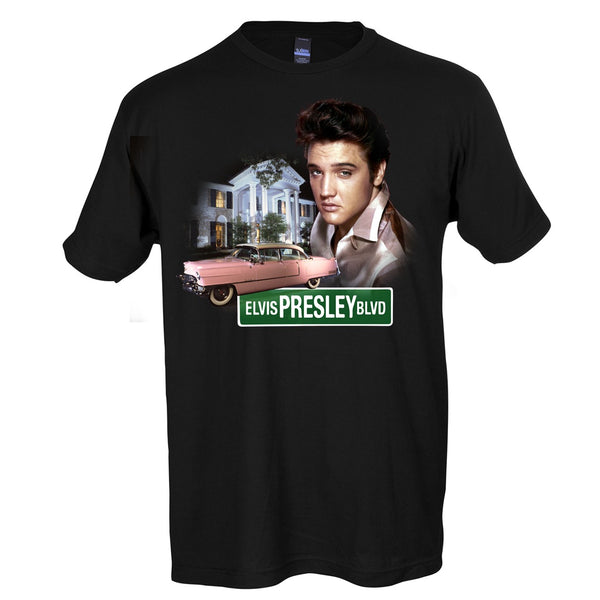 graceland Graceland Elvis Presley Boulevard T-Shirt