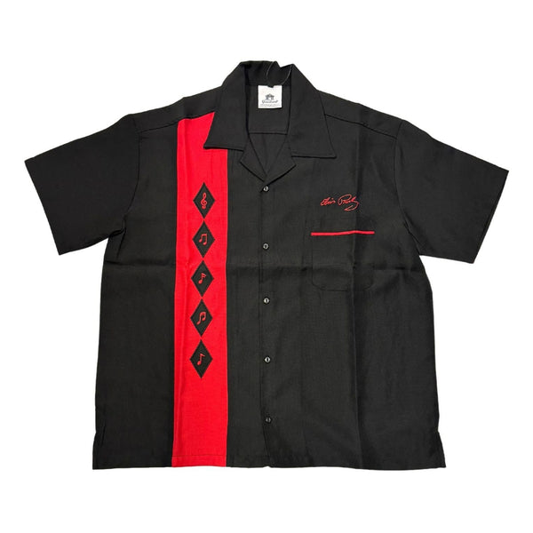Graceland Elvis Presley Diamond Notes Woven Shirt