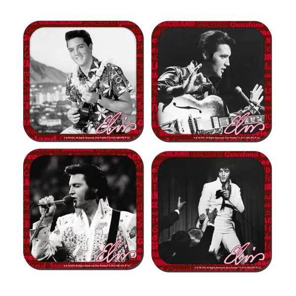 graceland Elvis Presley Graceland Coaster Set