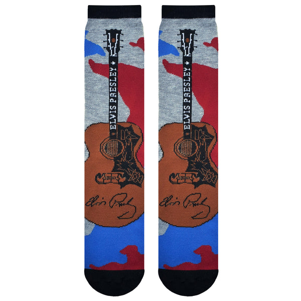 graceland Elvis Presley Heather Guitar Sock