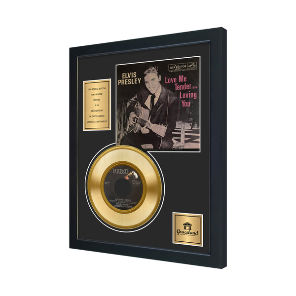 Graceland Elvis Presley Love Me Tender Gold Record