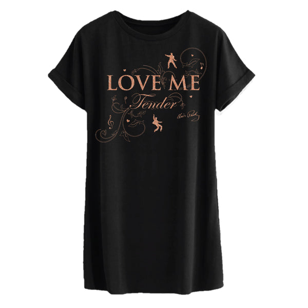 graceland Elvis Presley Love Me Tender Night Shirt