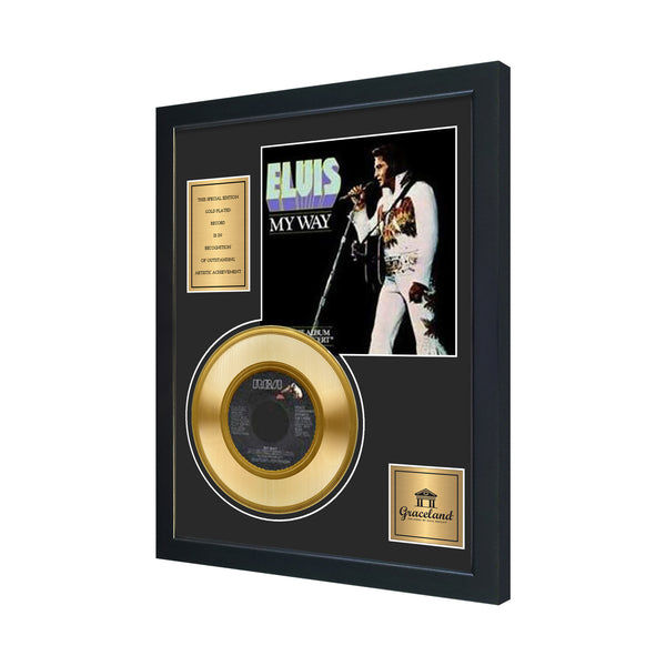 Graceland Elvis Presley My Way Gold Record