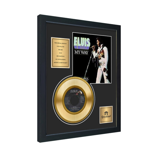 Graceland Elvis Presley My Way Gold Record