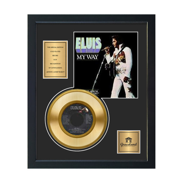 graceland Elvis Presley My Way Gold Record